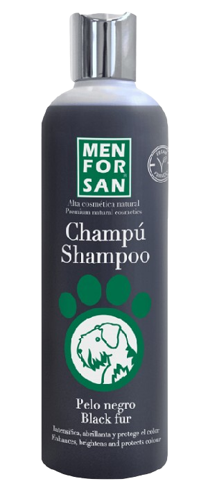 E-shop MEN FOR SAN šampón pre psov s čiernou srsťou 300ml