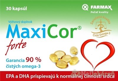 E-shop FARMAX MaxiCor forte na normálnu činnosť srdca, 30ks