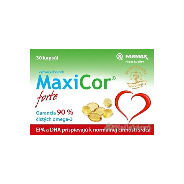 FARMAX MaxiCor forte na normálnu činnosť srdca, 30ks