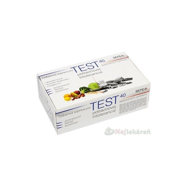 SEPEA ELISA SCREEN TEST 40 test potravinovej intolerancie 1 set
