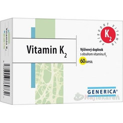 GENERICA Vitamin K2, výživový doplnok, 60 ks