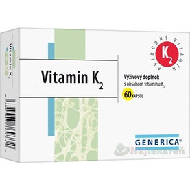 GENERICA Vitamin K2, výživový doplnok, 60 ks