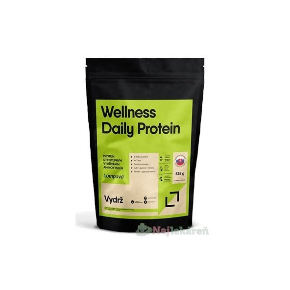 Kompava WELLNESS PROTEIN Daily, príchuť kokos a čokoláda  525 g