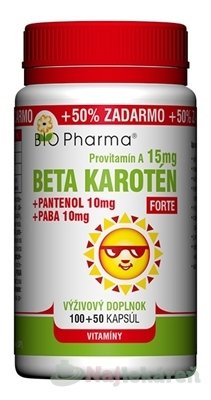 E-shop BIO Pharma Beta karotén 15 mg FORTE