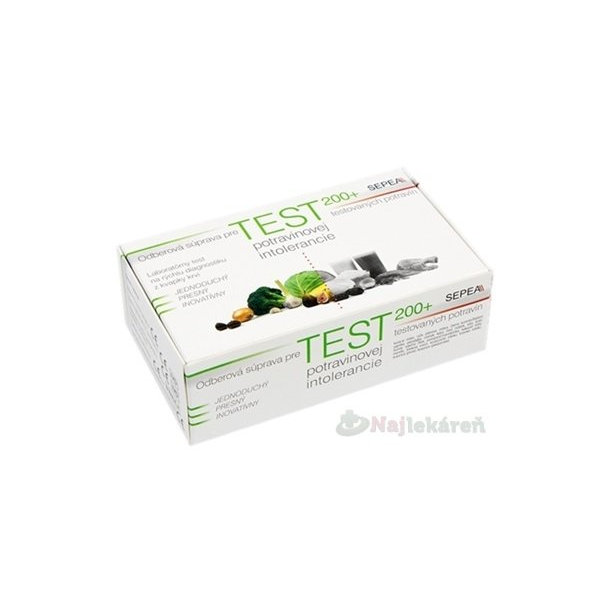 SEPEA ELISA SCREEN TEST 200+ test potravinovej intolerancie 1set