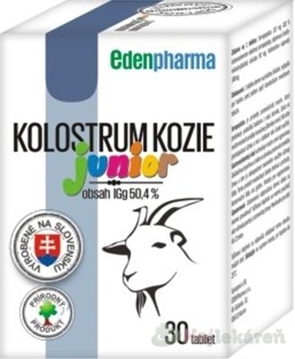 E-shop EDENPharma KOLOSTRUM KOZIE Junior 30 ks