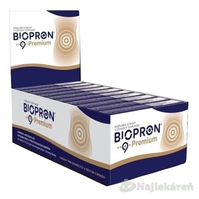 E-shop BIOPRON 9 Premium box pre normálnu črevnú flóru, cps 10x10 ks (100 ks)