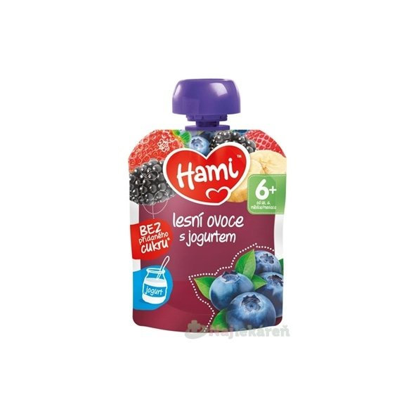 Hami ovocná kapsička Lesné ovocie s jogurtom