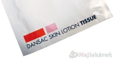 E-shop DANSAC SKIN LOTION TISSUES telová voda v rúškach 30 ks