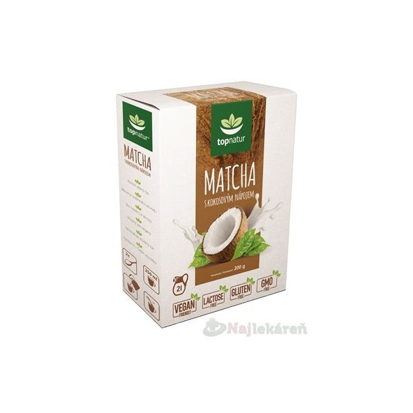 Topnatur MATCHA S KOKOSOVÝM NÁPOJOM  200 g