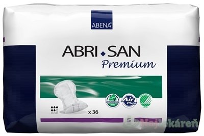 ABENA ABRI SAN Premium 5 vkladacie plienky, savosť 1200 ml 36ks