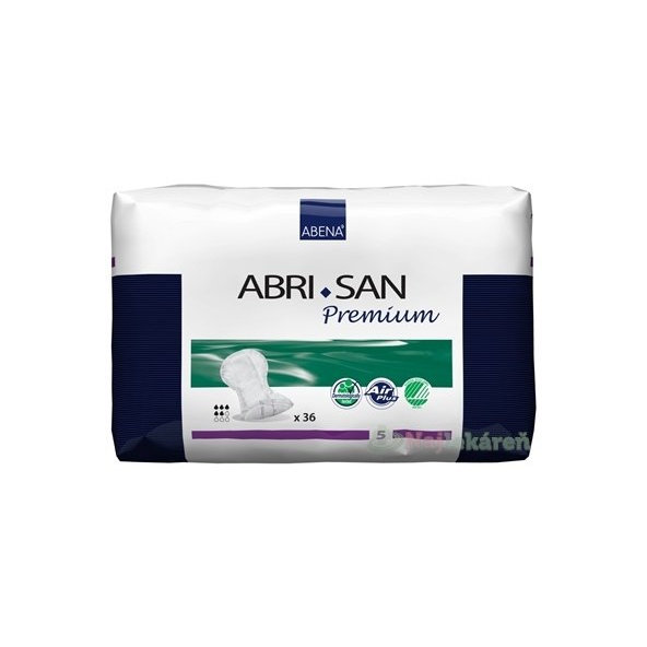 ABENA ABRI SAN Premium 5 vkladacie plienky, savosť 1200 ml 36ks