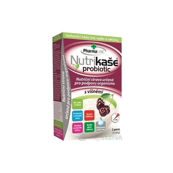 Nutrikaša probiotic - s višňami  3x60 g