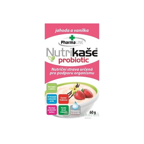 Nutrikaša probiotic - s jahodami a vanilkou  60 g