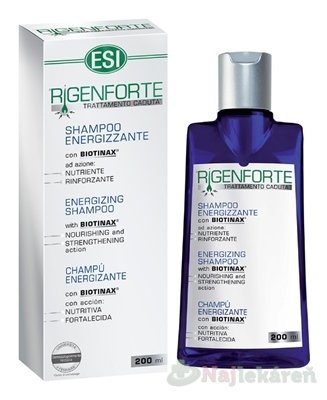 E-shop ESI RIGENFORTE energizujúci šampón 200ml proti vypadávaniu vlasov