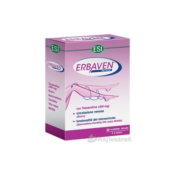 ESI ERBAVEN RETARD s obsahom rastlinných zložiek, 30ks