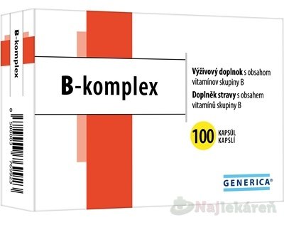 E-shop GENERICA B-komplex, 100 ks