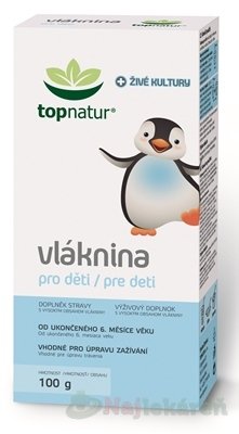 E-shop Topnatur VLÁKNINA PRE DETI 100 g