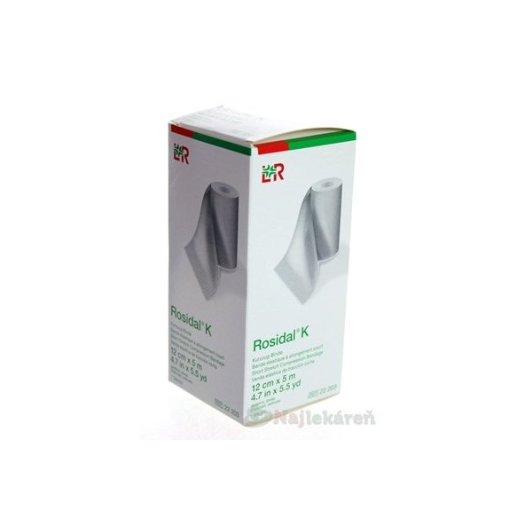 ROSIDAL K 12cmx5m obväz s krátkym ťahom 1ks