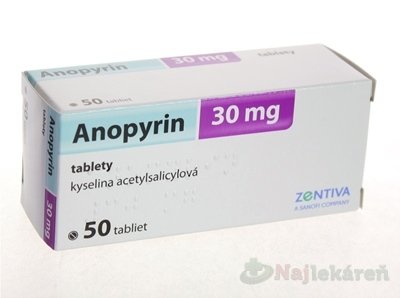 E-shop Anopyrin 30 mg 50 tbl