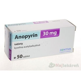 Anopyrin 30 mg 50 tbl