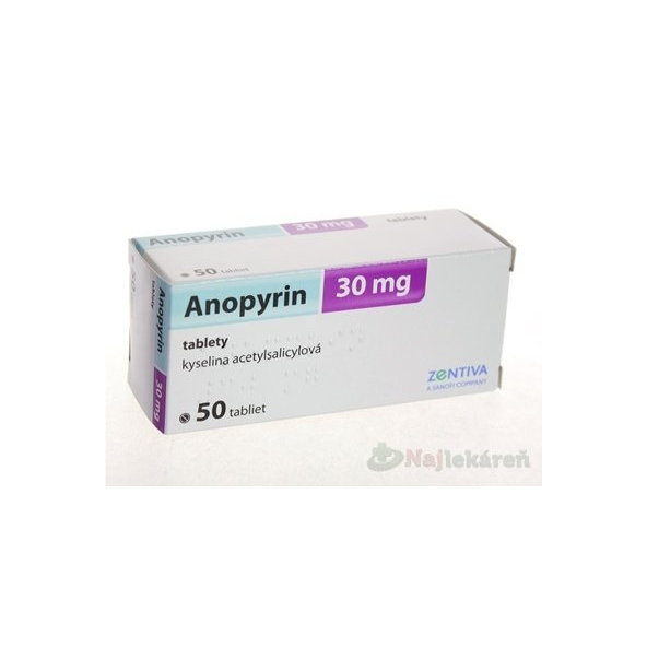 Anopyrin 30 mg 50 tbl