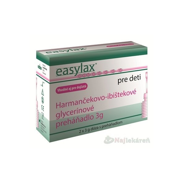 Easylax harmančekové preháňadlo pre deti 2x3 g