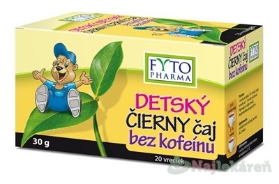 E-shop FYTO DETSKÝ ČIERNY čaj bez kofeínu, 20x1,5g