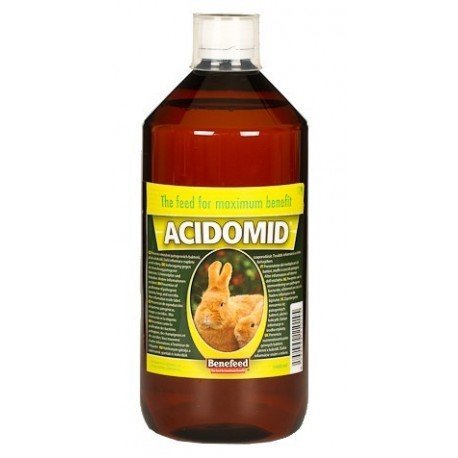 E-shop Acidomid K minerálno-vitamínový roztok pre králiky 1000ml