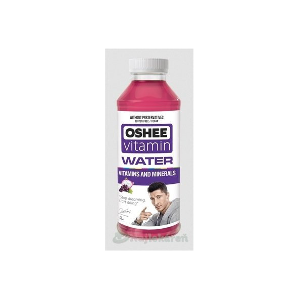 OSHEE Vitamin Water VITAMINS AND MINERALS  1x0,555 l