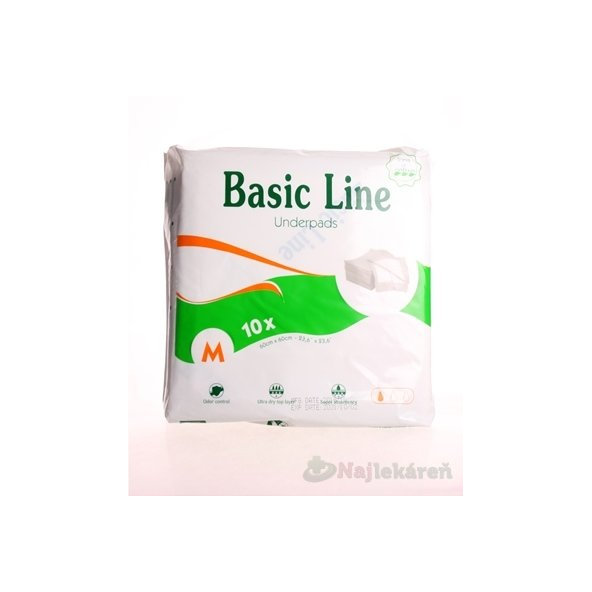 Nateen MATI BASIC podložka pod pacienta (60x60cm), savosť 350ml, 10ks