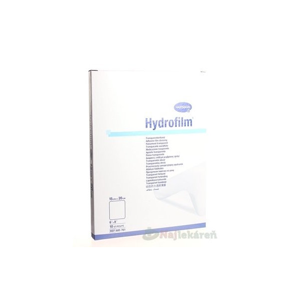 HYDROFILM samolepiaci transparentný obväz (15x20cm) 10ks
