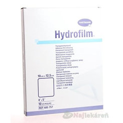 HYDROFILM samolepiaci transparentný obväz (10x12,5cm) 10ks
