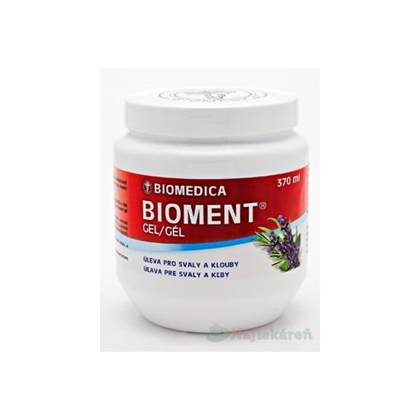 BIOMEDICA BIOMENT GÉL na unavené svaly 370 ml