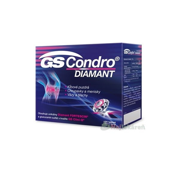 GS Condro DIAMANT, výživový doplnok, 120 ks