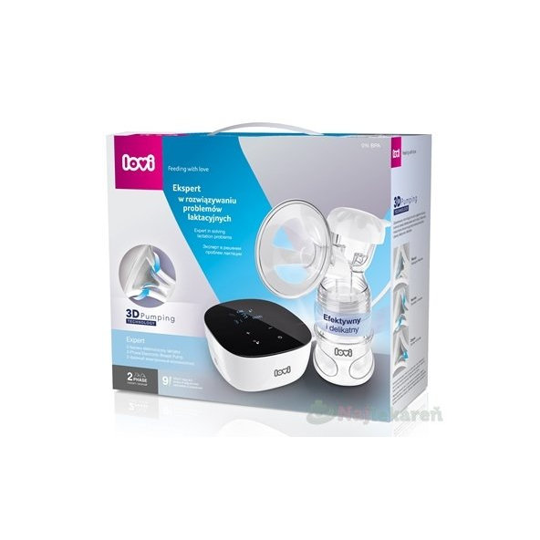 LOVI Expert 3D Dvojfázová elektrická odsávačka 1x1 set