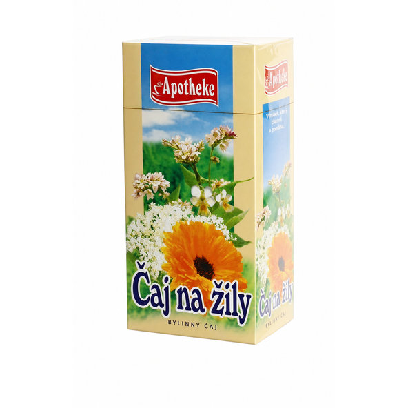 Apotheke Bylinný čaj na žily s pohánkou 20 vrecúšok