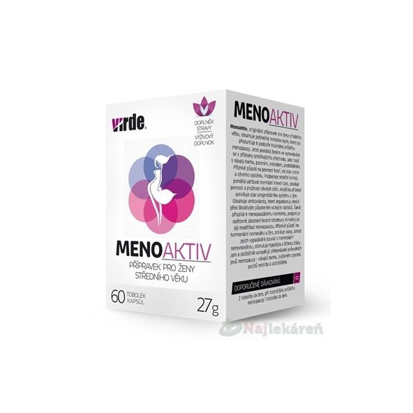 VIRDE MENOAKTIV výživový doplnok 60ks