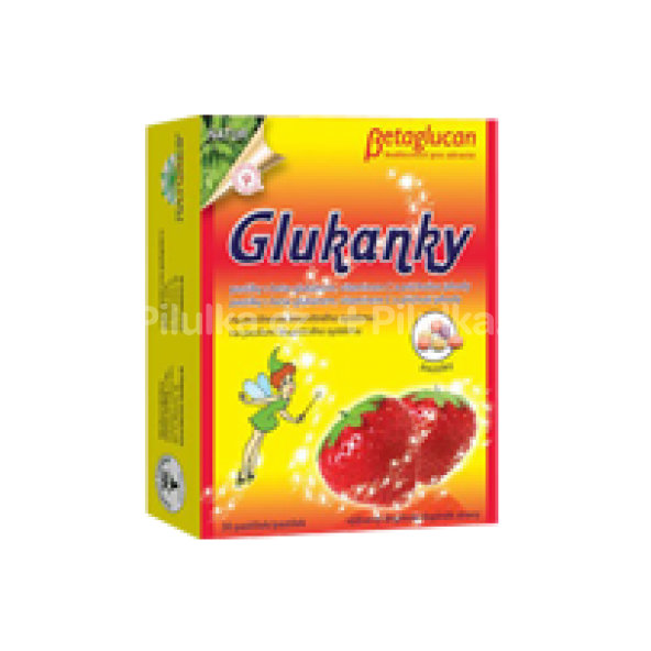 NATURES GLUKÁNKY JAHODOVÉ, 30 ks
