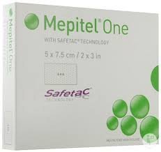 Mepitel One krytie na rany, polyuretánové  5x7,5 cm 10ks