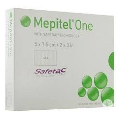 Mepitel One krytie na rany, polyuretánové  5x7,5 cm 10ks