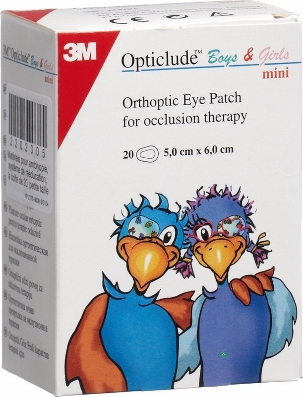 3M Opticlude Mini Očná náplasť 5x6,2cm 100ks