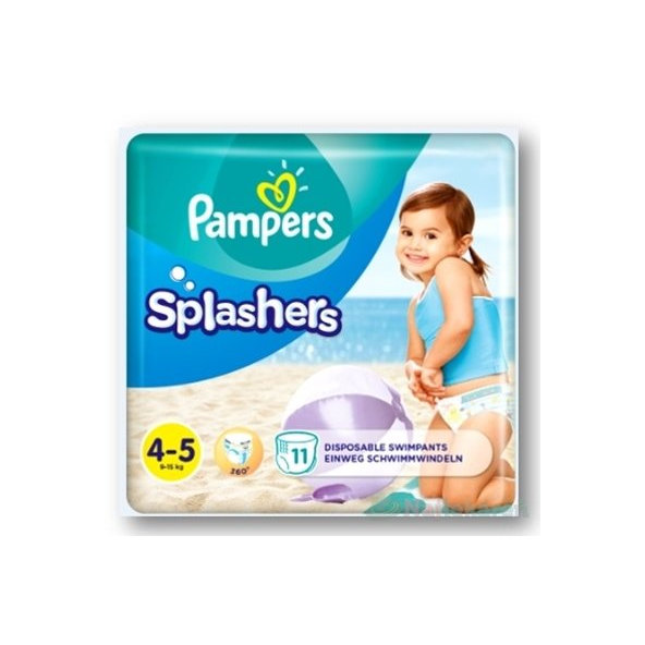PAMPERS SPLASH MAXI na plávanie veľkosť 4-5, 11ks