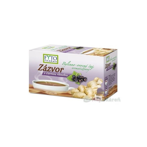 FYTO Zázvor s čiernou ríbezľou, 20x2g