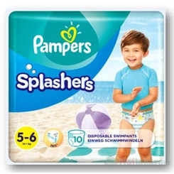 PAMPERS SPLASH JUNIOR veľkosť 5-6 na plávanie 10 ks