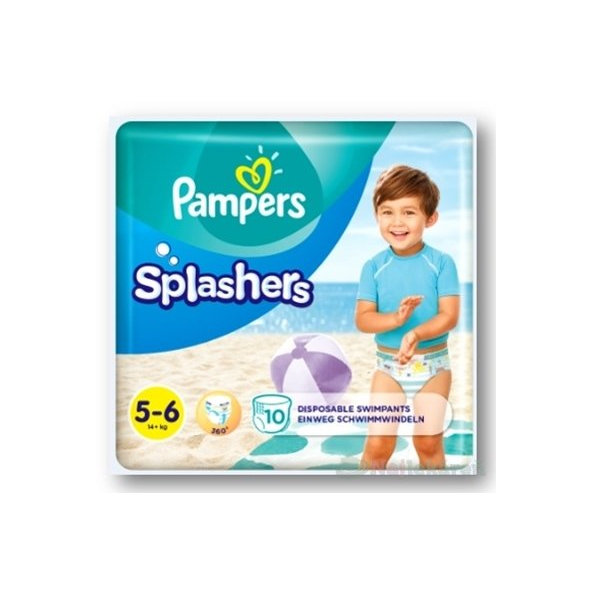 PAMPERS SPLASH JUNIOR veľkosť 5-6 na plávanie 10 ks