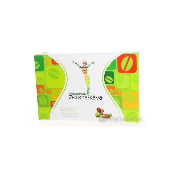 Strong Nature ZELENÁ KÁVA výživový doplnok, 14ks