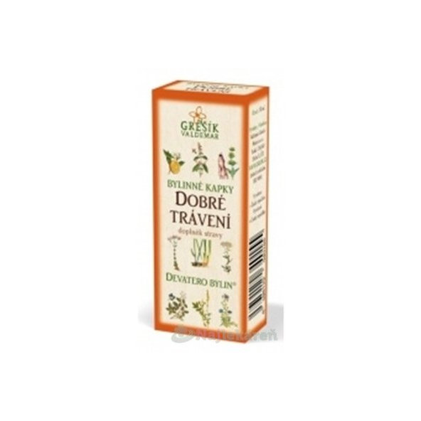 GREŠÍK BYLINNÉ KVAPKY DOBRÉ TRÁVENIE 50ml