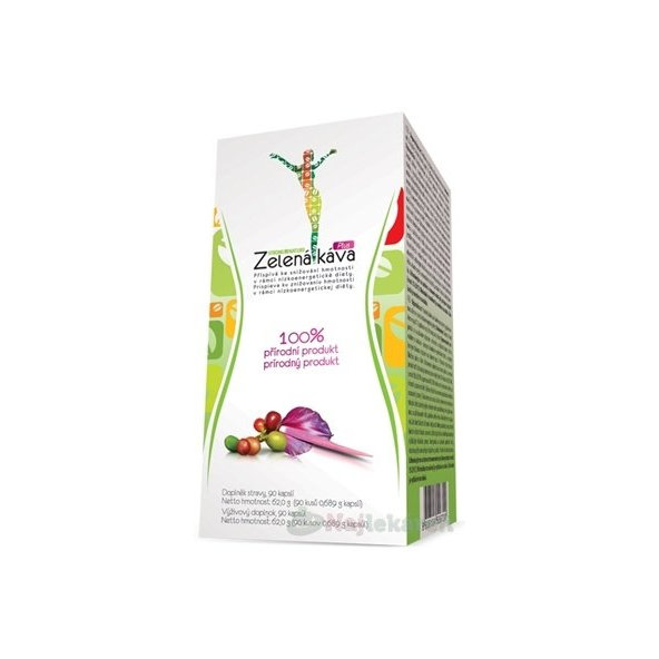 STRONG NATURE Zelená káva Plus výživový doplnok, 90ks