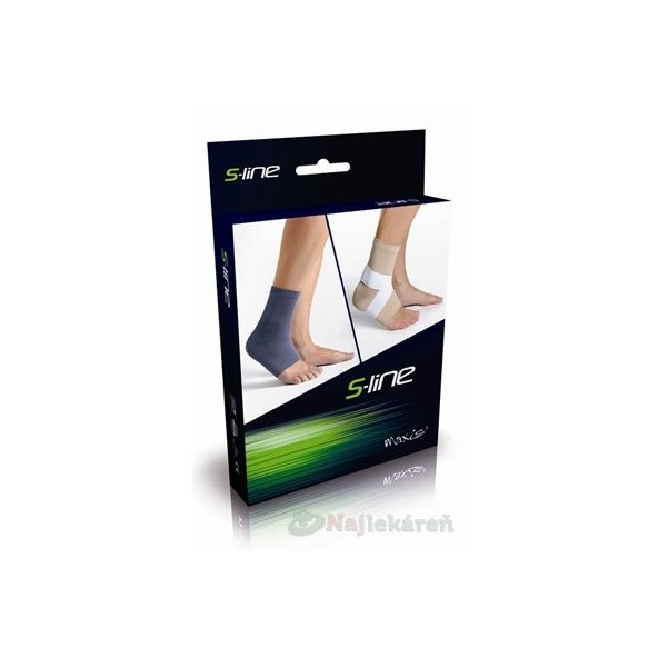 MAXIS S LINE členková bandáž veľkosť 4, telovo-biela, 1ks